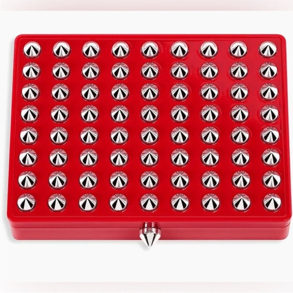 ❤️‍🔥 CHRISTIAN LOUBOUTIN ❤️‍🔥 Red Studded Gift Away - Picture 7 of 10